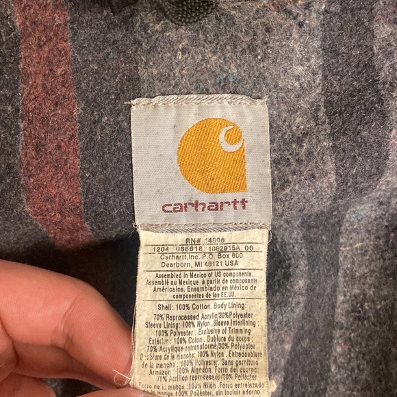 VINTAGE CARHARTT JACKET: Detroit Black, Sun Damage, used look #workcore #sickaf - Picture 2 of 5